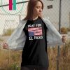 Pray For El Paso Upside Down American Flag Classic Gift Tee Shirt