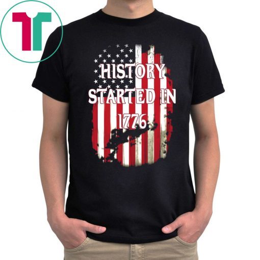 Robert Oberst History Started In 1776 T-Shirt for Mens Womens Kids