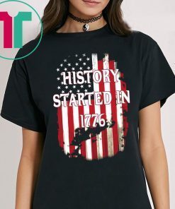 Robert Oberst History Started In 1776 T-Shirt for Mens Womens Kids