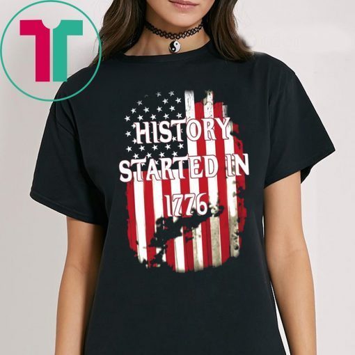 Robert Oberst History Started In 1776 T-Shirt for Mens Womens Kids