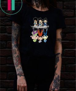 Saiyan kids broly songoku vegeta mature water reflection shirt