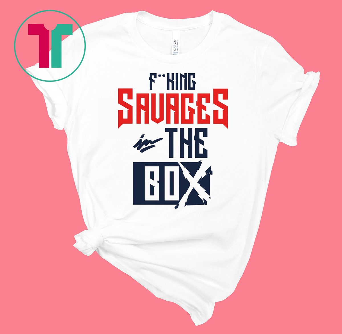 savages in the box t shirt Yankees savages shirt - ShirtsOwl Office