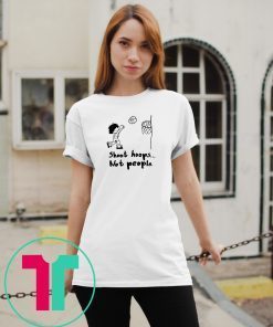 Shoot hoops not people shirt