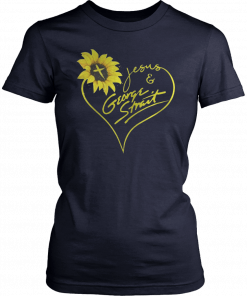 Sunflower Jesus and George Strait T-Shirt