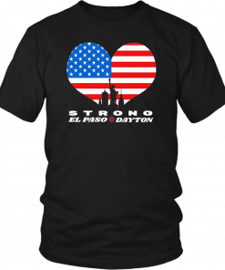 Support El Paso Dayton Strong Shirts USA Flag Premium T-Shirt