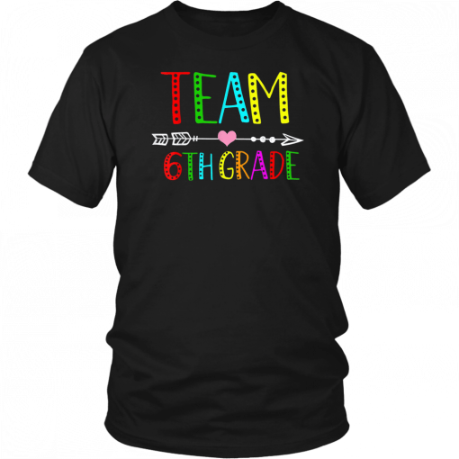 Team 6Th Grade Tribe Happy First Day Of Back To School Shirt