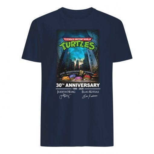 Teenage mutant ninja turtles 30th anniversary 1990-2020 signatures T-Shirt