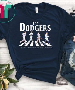 The dodgers signatures abbey road crosswalk Funny Tee Shirt