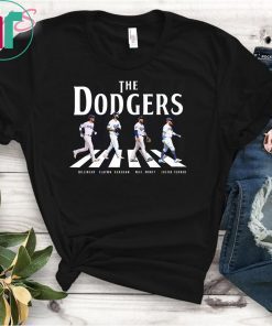 The dodgers signatures abbey road crosswalk Funny Tee Shirt
