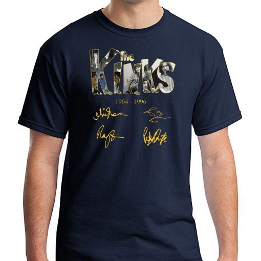 The kinks 1964-1996 signatures shirt