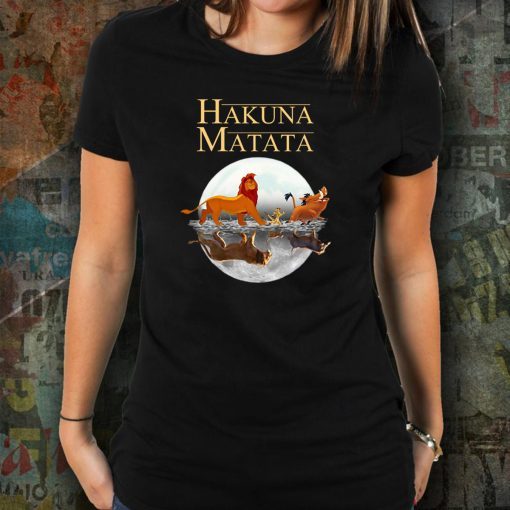 The lion king hakuna matata simba timon and pumba reflection shirt