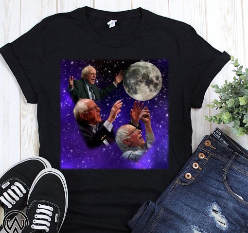 Three bernie sanders moon shirt