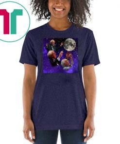 Three bernie sanders moon shirt