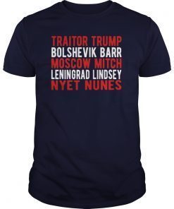 Traitor Trump Moscow Mitch Leningrad Lindsey Russian Rand T-Shirts