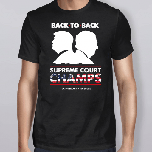 Trump And Mcconnell Back To Back Supreme Court Champs Shirt