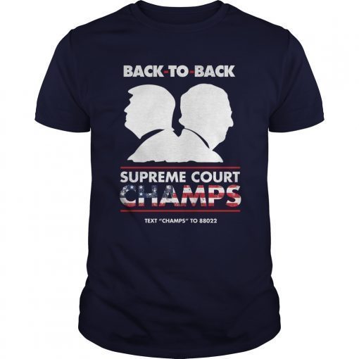 Trump And Mcconnell Back To Back Supreme Court Champs Shirt