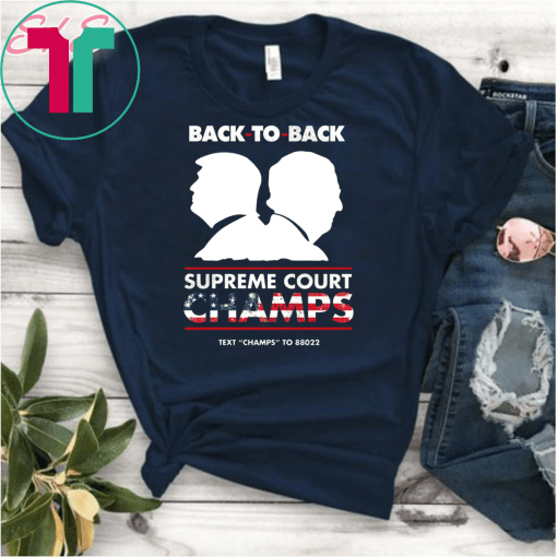 Trump And Mcconnell Back To Back Supreme Court Champs Shirt