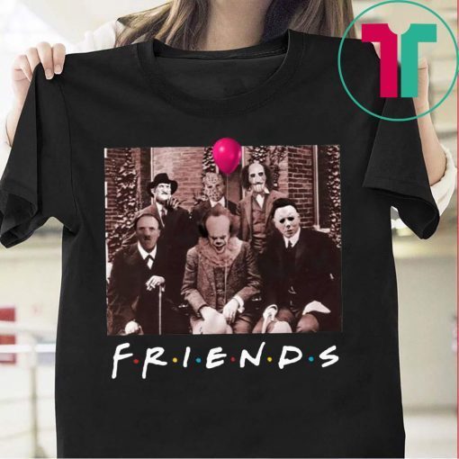 Friends IT Spooky Clown Jason Squad Horror Unisex 2019 T-Shirt