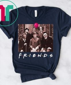 Friends IT Spooky Clown Jason Squad Horror Unisex 2019 T-Shirt