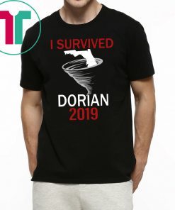 I Survived Hurricane Dorian Florida Storm 2019 T-Shirt