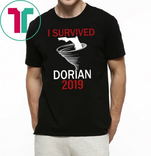 I Survived Hurricane Dorian Florida Storm 2019 T-Shirt