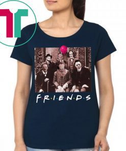 Friends IT Spooky Clown Jason Squad Horror T-Shirt