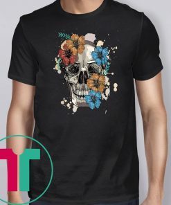 Skull and Flowers Unisex T-Shirt