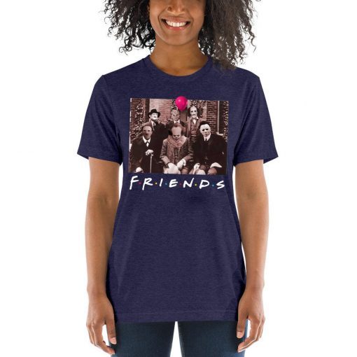 Friends Spooky Clown Jason Squad Halloween Horror Classic 2019 T-Shirt