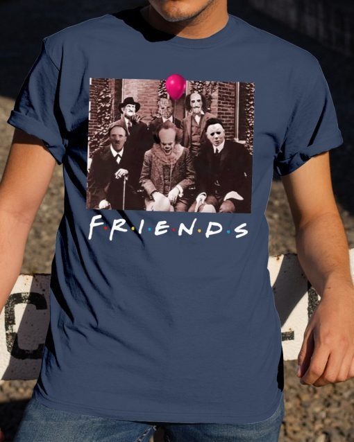 Womens Horror Halloween Team Friends T-Shirt
