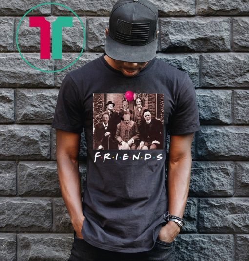 Friends IT Spooky Clown Jason Squad Horror Classic 2019 T-Shirt