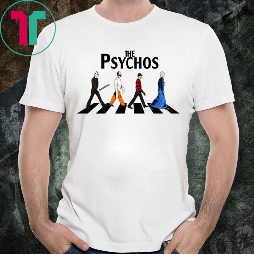 The Psychos Road Halloween Funny 2019 T-Shirt