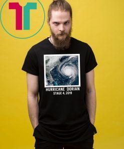 Florida Hurricane Dorian Stage 4 Natural Disaster Ocean T-Shirts