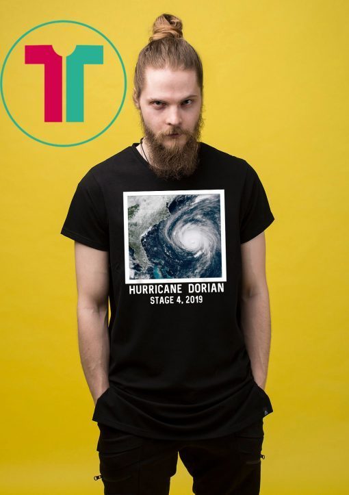 Florida Hurricane Dorian Stage 4 Natural Disaster Ocean T-Shirts