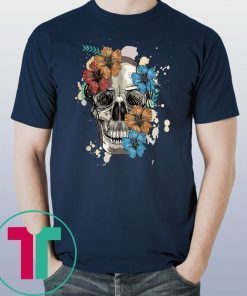 Skull and Flowers Unisex T-Shirt