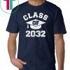 Vintage Kindergarten 2019 Class Of 2032 Apparel Grow With Me T-Shirt