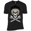 Vintage biker skull and wrench Union Pipefitter T-Shirt