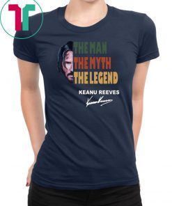 Vintage john wick the man the myth the legend keanu reeves signature 2019 Tee Shirt