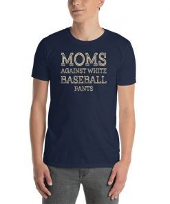 Vintage moms against white baseball pants shirt