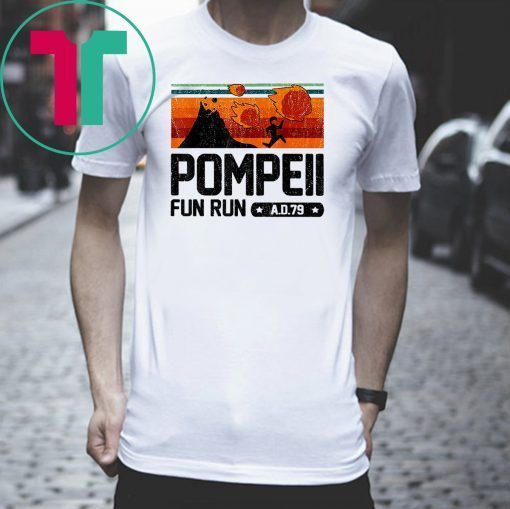 Vintage pompeii fun run AD 79 Mens 2019 Gift Tee Shirt