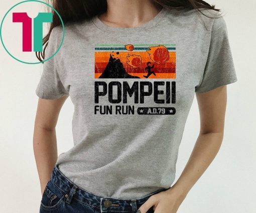 Vintage pompeii fun run AD 79 Mens 2019 Gift Tee Shirt