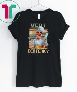 Vintage swedish chef vert der ferk shirt