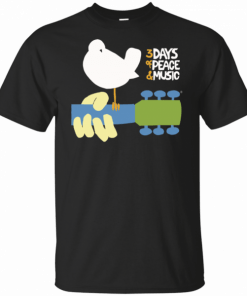 Woodstock 3 Days of Peace & Music Not Fade Away Woodstock T-Shirt