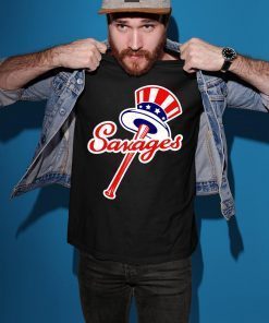 Mens Tommy Kahnle Yankees Savages America T-Shirt
