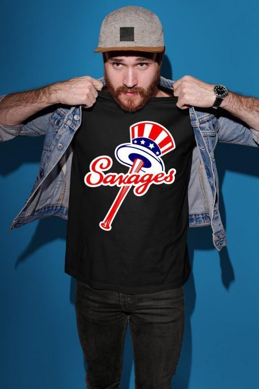 Mens Tommy Kahnle Yankees Savages America T-Shirt