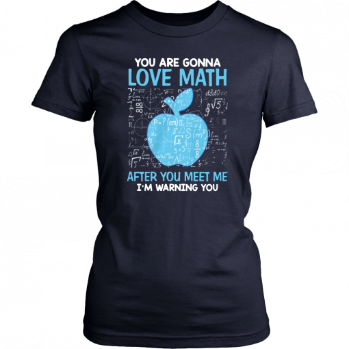 You are gonna love math after you meet me I’m warning you shirt and mens v-neck T-Shirt