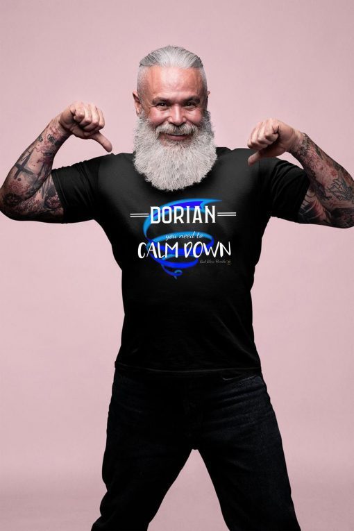 Dorian Hurricane Shirt Calm Down Florida Love 2019 Offcial T-Shirt