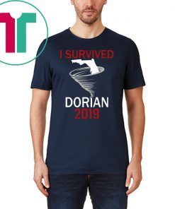 I Survived Hurricane Dorian Florida Storm 2019 T-Shirt