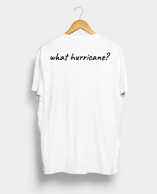 Hurricane Humor What Hurricane? Unisex Tee Shirt