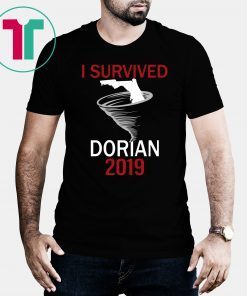 I Survived Hurricane Dorian Florida Storm 2019 T-Shirt