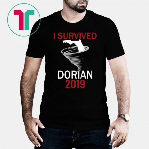 I Survived Hurricane Dorian Florida Storm 2019 T-Shirt